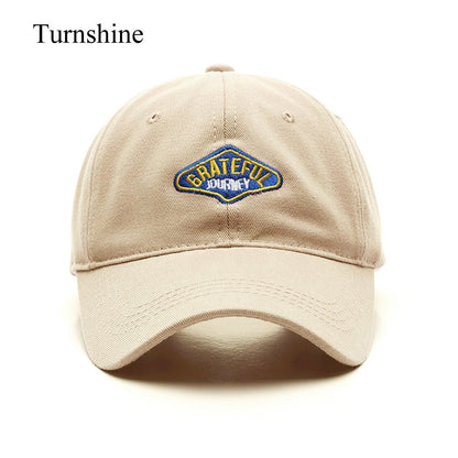 Turnshine Embroidered Cotton - Twill Adjustable Baseball Cap - GRATEFUL