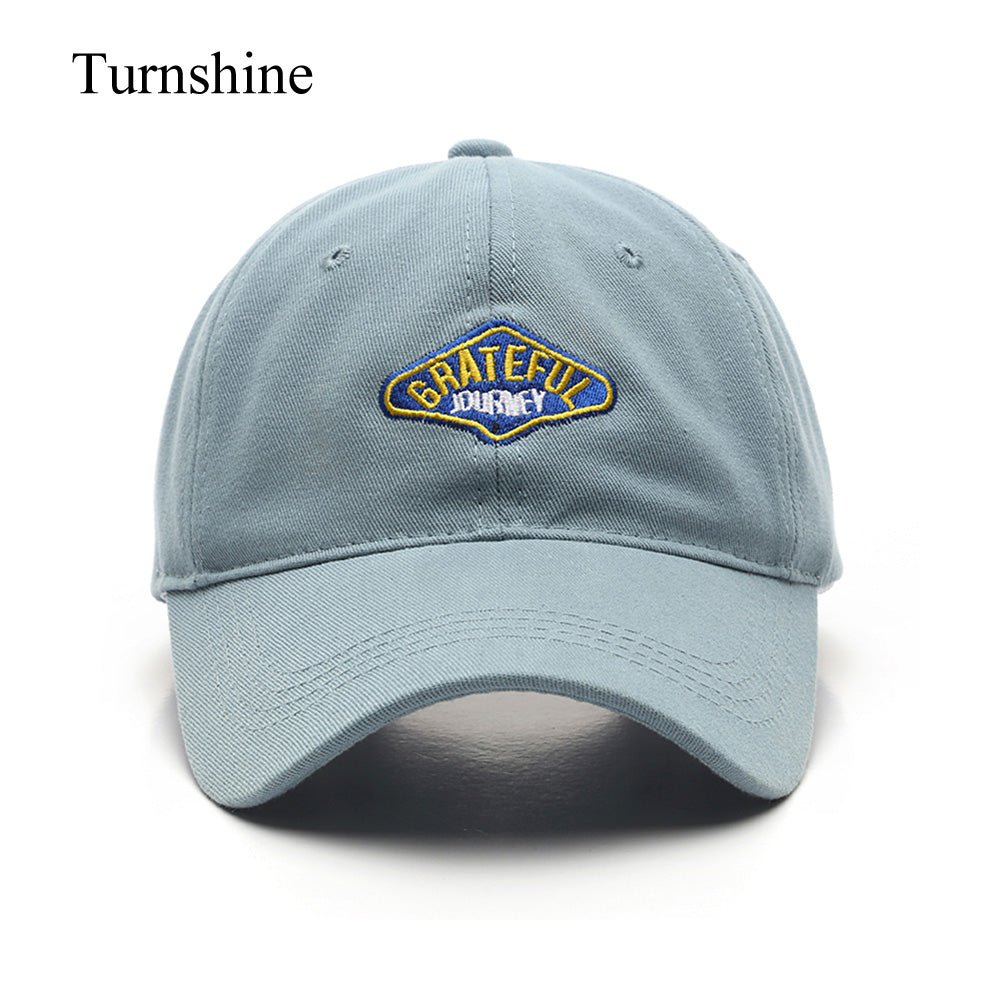 Turnshine Embroidered Cotton - Twill Adjustable Baseball Cap - GRATEFUL