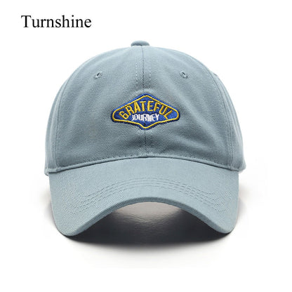 Turnshine Embroidered Cotton - Twill Adjustable Baseball Cap - GRATEFUL