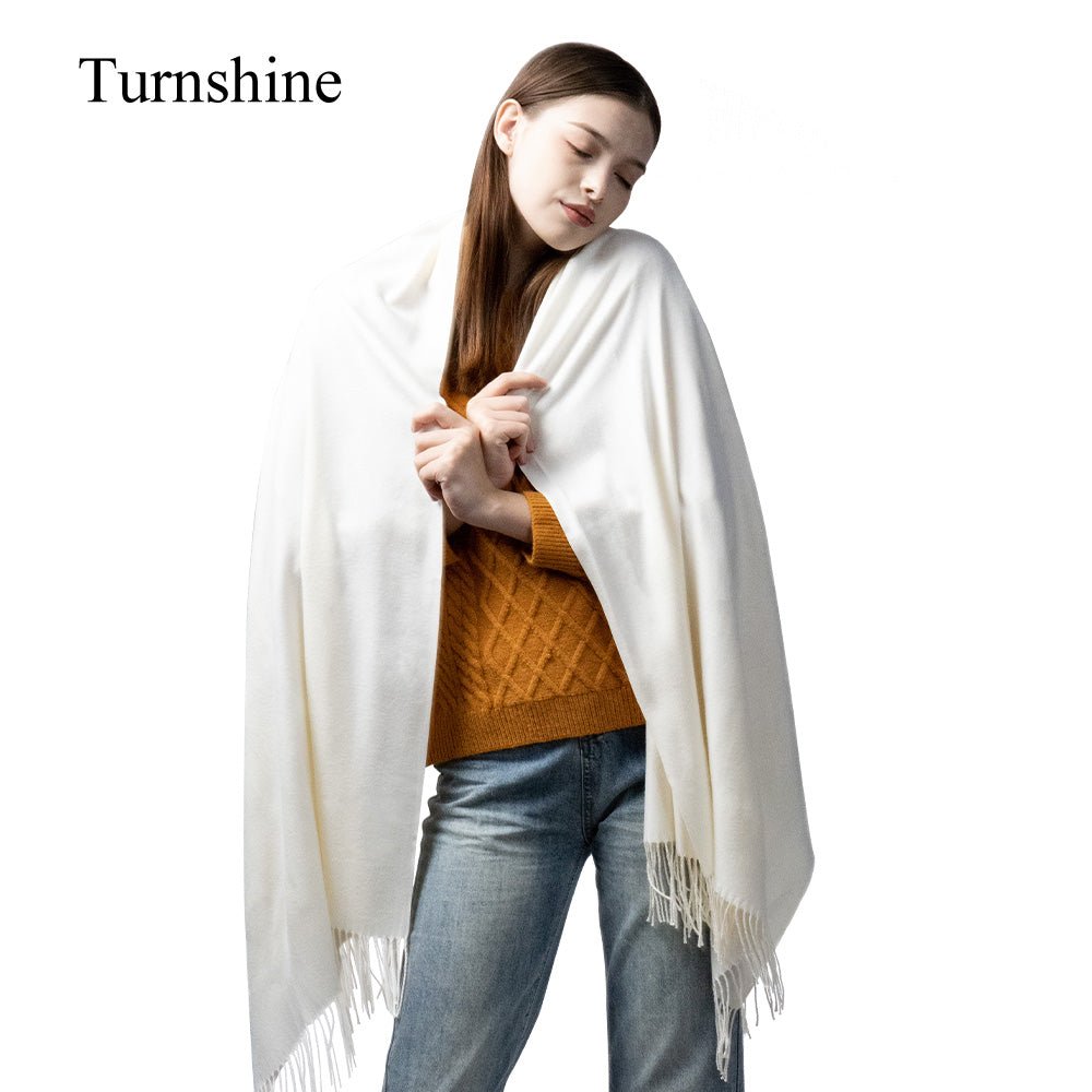 Turnshine Long Lightweight Soft Scarf Large Shawl Wrap Cotton Blend Scarves