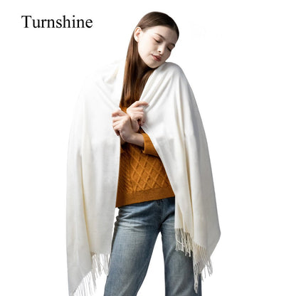 Turnshine Long Lightweight Soft Scarf Large Shawl Wrap Cotton Blend Scarves
