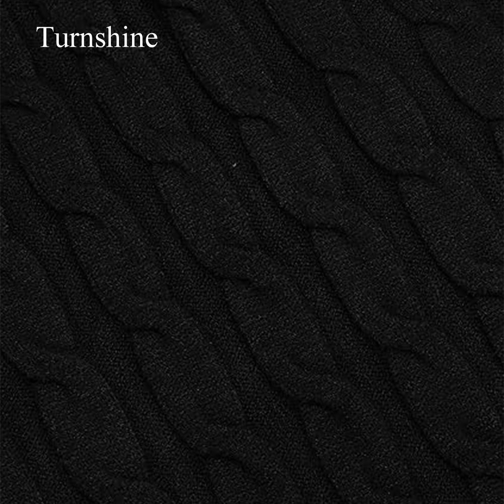 Turnshine Men's Slim Fit Turtleneck Casual Knitted Sweaters