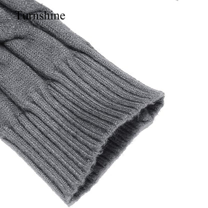 Turnshine Men's Slim Fit Turtleneck Casual Knitted Sweaters
