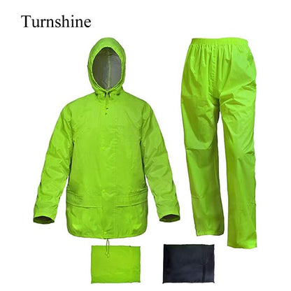 Turnshine Waterproof Lightweight Rain Jacket Pants Suits