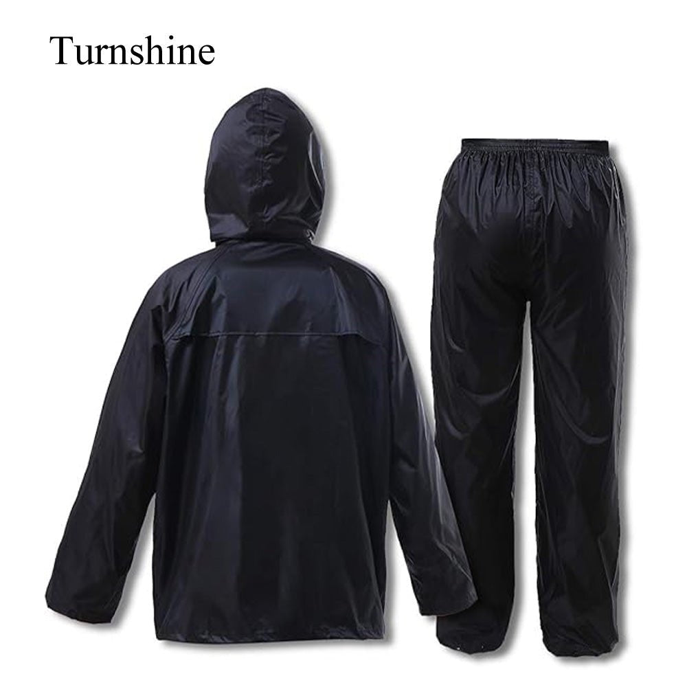 Turnshine Waterproof Lightweight Rain Jacket Pants Suits