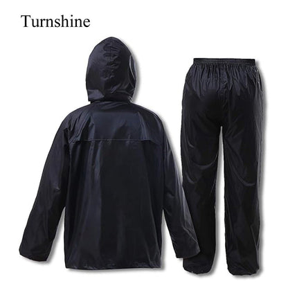 Turnshine Waterproof Lightweight Rain Jacket Pants Suits