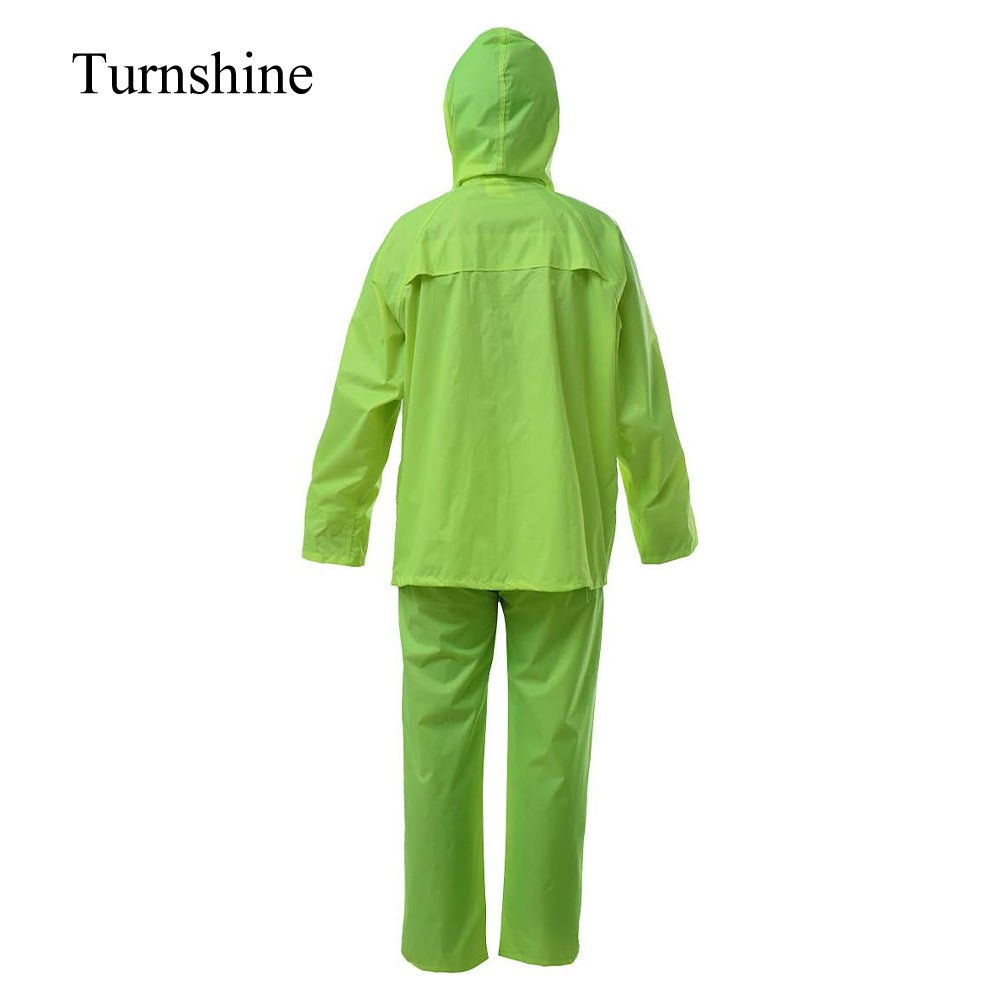 Turnshine Waterproof Lightweight Rain Jacket Pants Suits