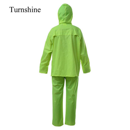 Turnshine Waterproof Lightweight Rain Jacket Pants Suits