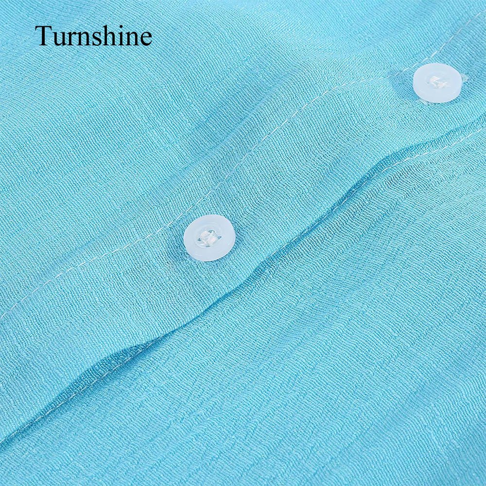 Turnshine Women's New Cotton And Linen Shirt