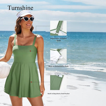 Turnshine Women's One Piece Swimsuit