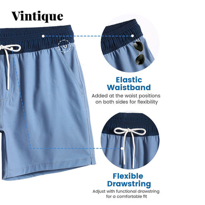 Vintique 5.5 Inch Inseam Amphibious Gym Swim Sport Short