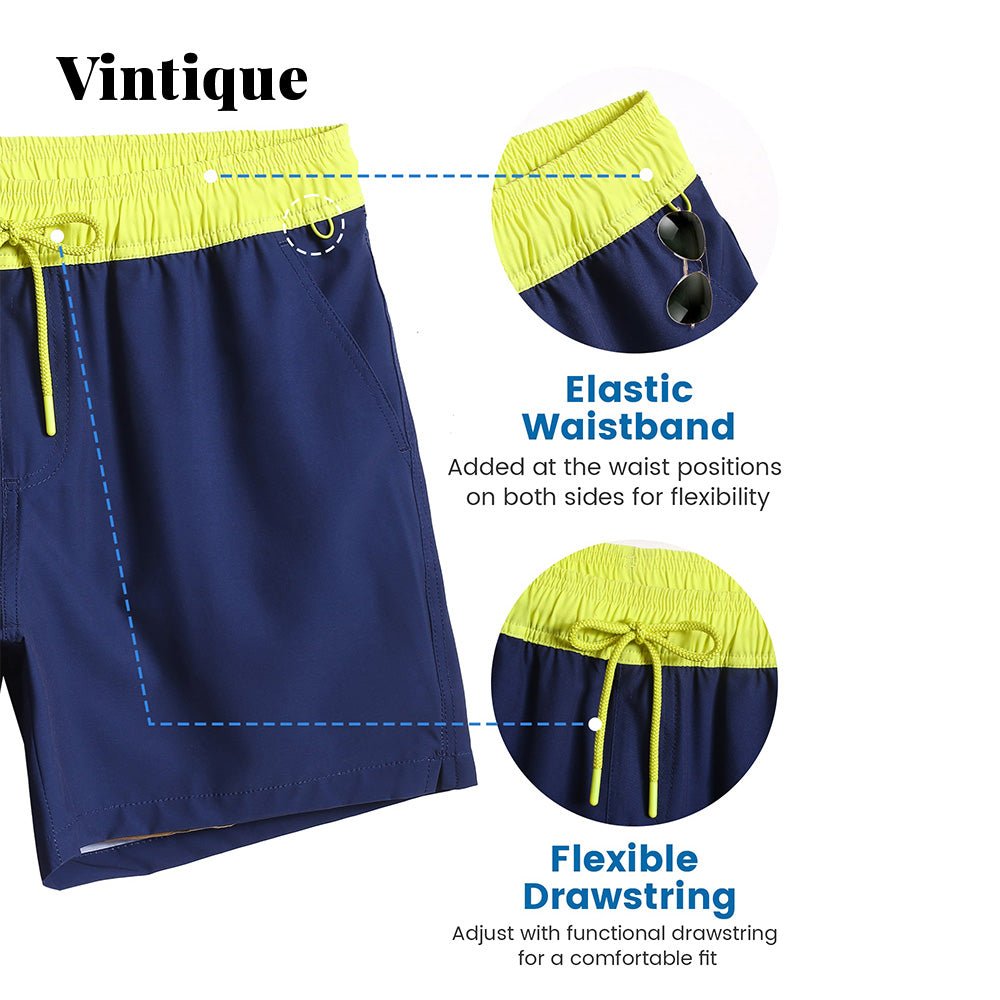 Vintique 5.5 Inch Inseam Amphibious Gym Swim Sport Short