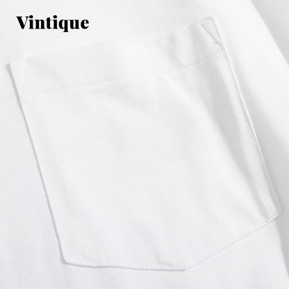 Vintique Coconut Tree Painting T-Shirt