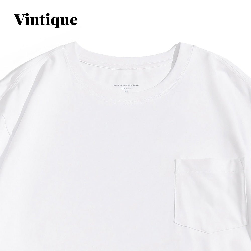 Vintique Coconut Tree Painting T-Shirt