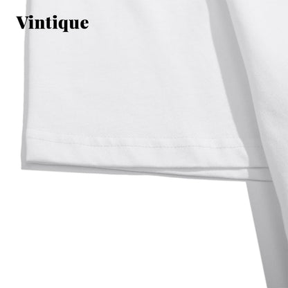 Vintique Coconut Tree Painting T-Shirt