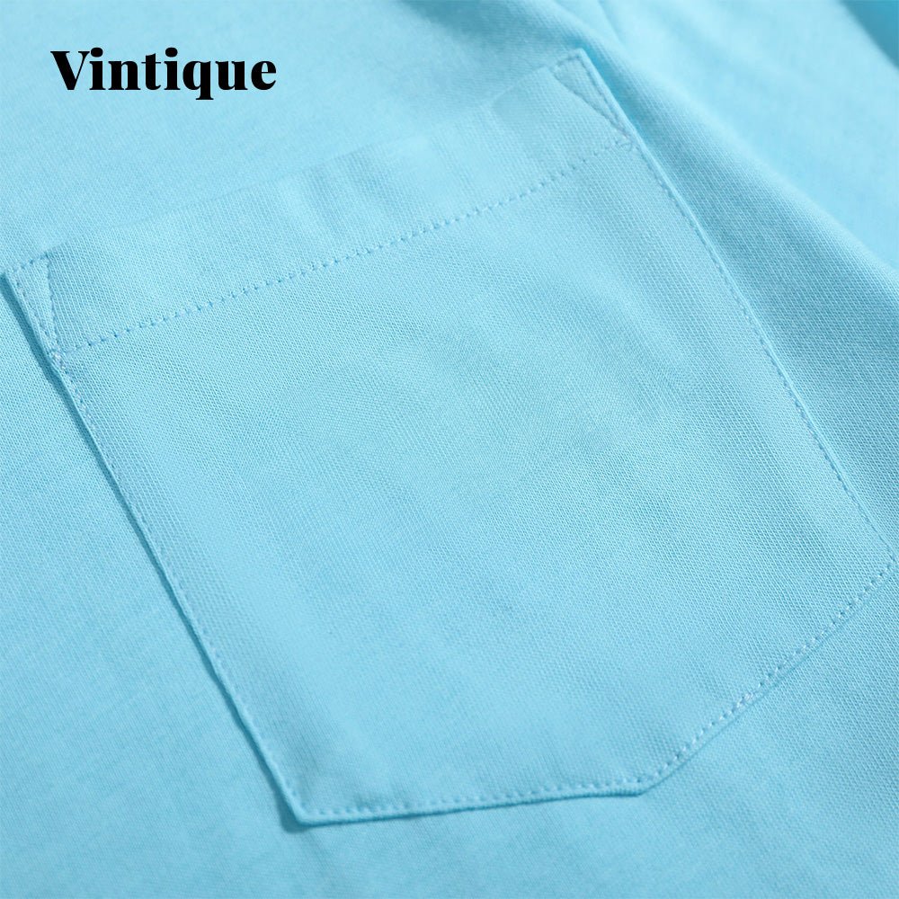 Vintique Coconut Tree Painting T-Shirt