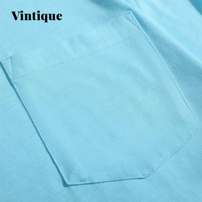 Vintique Coconut Tree Painting T-Shirt