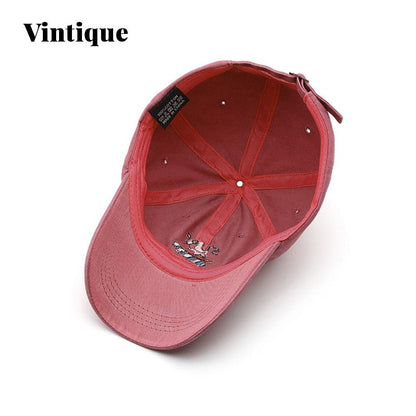 Vintique Embroidered Cotton - Twill Adjustable Baseball Cap